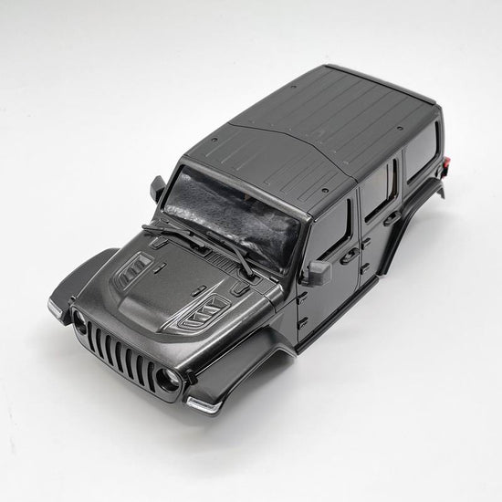 1 Piece Car Body Shell With LED Lights for 1/24 Remote Control Crawler (Black)-EXHOBBY LIMITED.