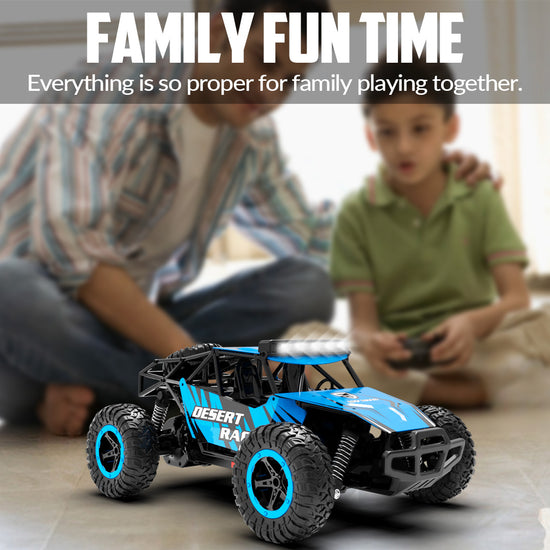 Racent 1:16 Scale All-Terrain Remote Control Rock Crawler Desert Racer (blue)-EXHOBBY LIMITED.