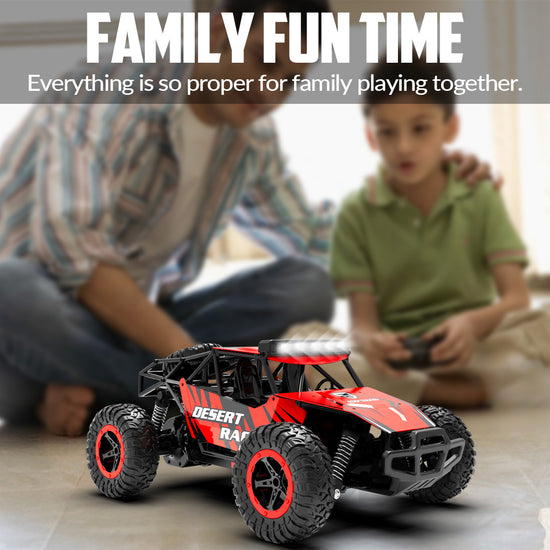 RACENT Desert Racer 1/16 RC Car for Kids All Terrain Remote Control Car RC Rock Crawler-EXHOBBY LIMITED.