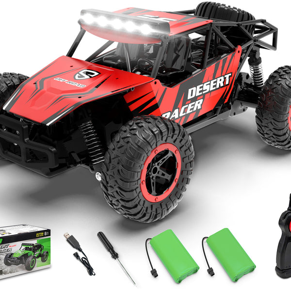 RACENT Desert Racer 1 16 RC Car for Kids All Terrain Remote Control Car RC Rock Crawler