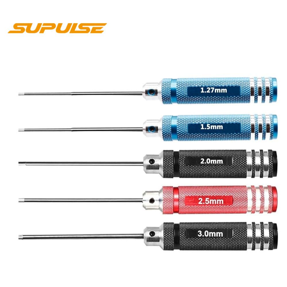 1.27/ 1.3/ 1.5/ 2.0/ 2.5/ 3.0Mm White Steel Hex Screwdriver Tool Kit For 3D Printer Rc Helicopter Car Drone Aircraft Repair Tool.