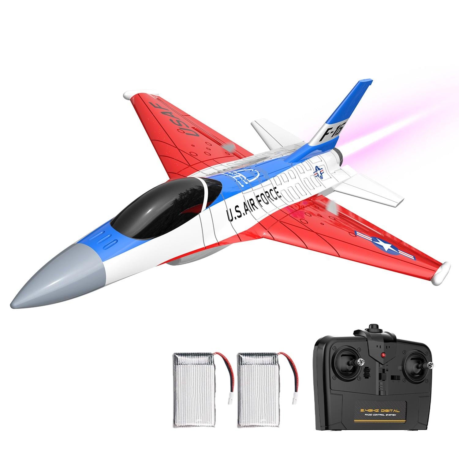 VOLANTEXRC F-16 Fighting Falcon | 40min Flight & Xpilot RTF– EXHOBBY