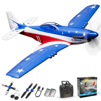 VOLANTEXRC Miss America RTF 4-CH RC Plane (76105) | EXHOBBY Official