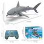 VOLANTEXRC Control Remoto Tiburón Juguetes para Piscina 2.4GHZ RC Shark RC Barcos Gran Regalo