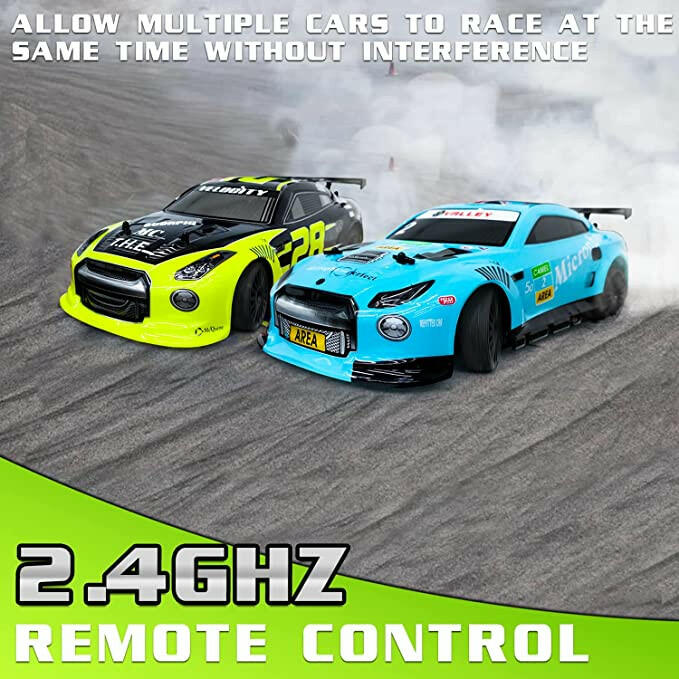 Racent RC Drift Car 1/14 Scale Hight Speed Remote Control Sport Racing Car  LED Lights