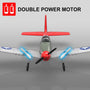 VOLANTEXRC P-51D Mustang 2-Ch Beginner Airplane with Gyro Stabilizer (762-3) RTF - EXHOBBY