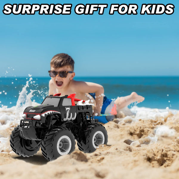 Amphibious Remote Control Car All Terrain Off-Road Waterproof RC Monster Truck for Kids - EXHOBBY