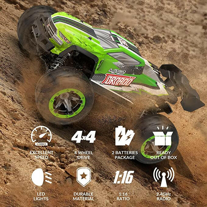 RACENT High-Speed All Terrain RC Trucks--EXHOBBY