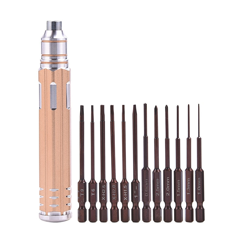 Supulse 12 in 1 Hex Driver, Hex Screwdrivers RC Tools Set S2 Steel Tool for RC Model Robotics Bench Work Precision Engineering-EXHOBBY LIMITED.