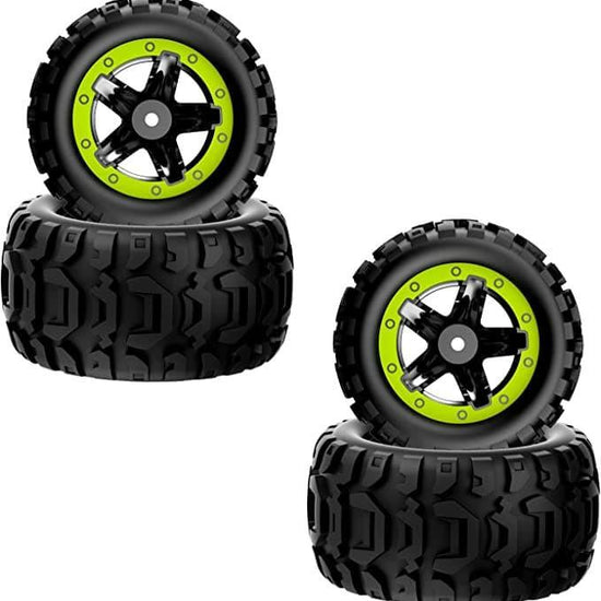 4 Pieces Truck Wheels for RC Truck Crossy 1/16 (RED).