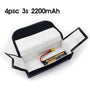 SUPULSE 2pcs Lipo Storage Bag Fireproof Explosionproof for Battery Charge and Storage - EXHOBBY