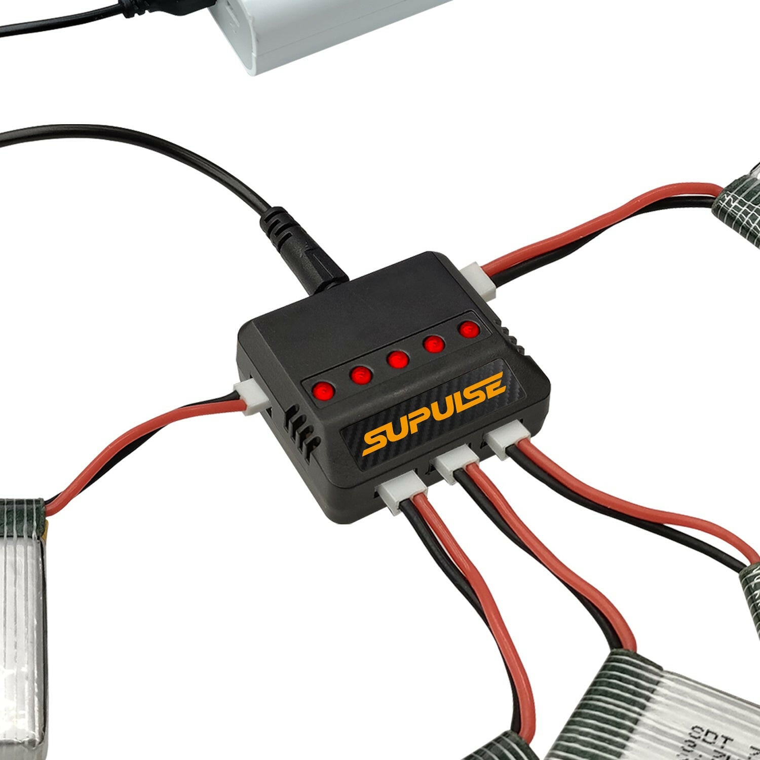 SUPULSE  1 Cell Micro 5 Ports Lipo Battery Charger | EXHOBBY